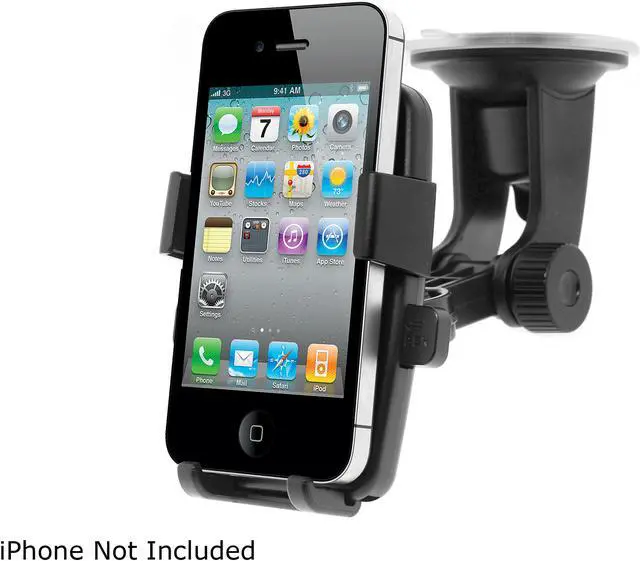 Alt view image 3 of 8 - iOttie Easy One Touch Windshield Dashboard Car Mount Holder for iPhone 5 / 5C / 5S / 6 / 6S / SE, Galaxy S5 / S6 / S7, S6 / S7 Edge And More
