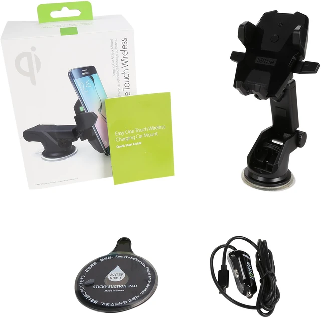 Alt view image 7 of 7 - iOttie Easy One Touch Wireless Qi Standard Car Mount Charger for Qi Enabled Devices/Cases