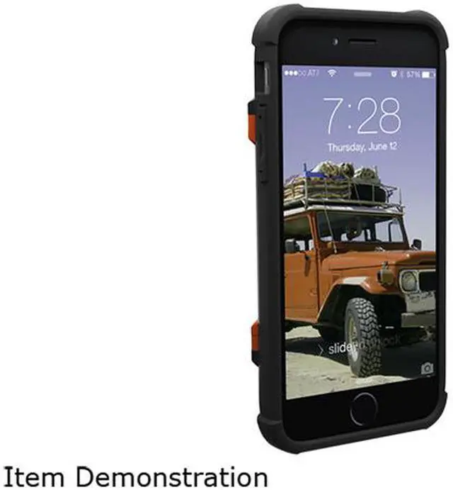 Alt view image 4 of 5 - UAG iPhone 6 / iPhone 6s Trooper Card Case [RUST] Military Drop Tested Case