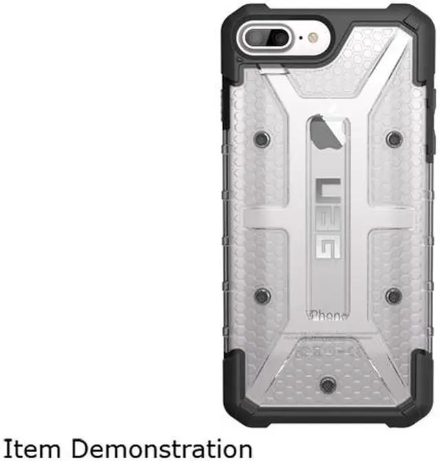 Alt view image 2 of 4 - UAG iPhone 8 Plus / iPhone 7 Plus / iPhone 6s Plus [5.5-inch screen] Plasma Feather-Light Rugged [Ice] Military Drop Tested Phone Case