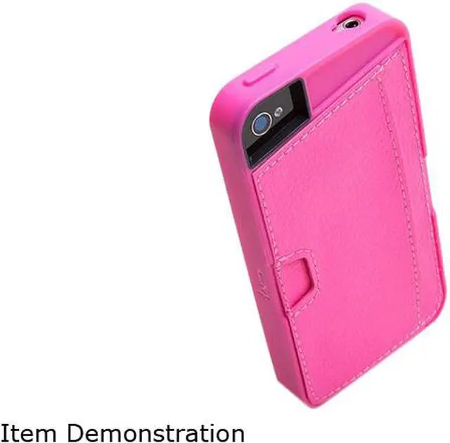 Alt view image 8 of 13 - CM4 Q Card Wallet Case for iPhone 4S/4 - Pink Sapphire