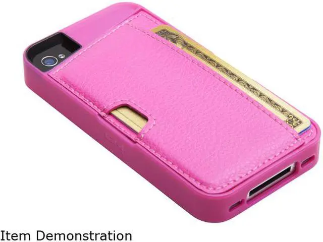 Alt view image 12 of 13 - CM4 Q Card Wallet Case for iPhone 4S/4 - Pink Sapphire