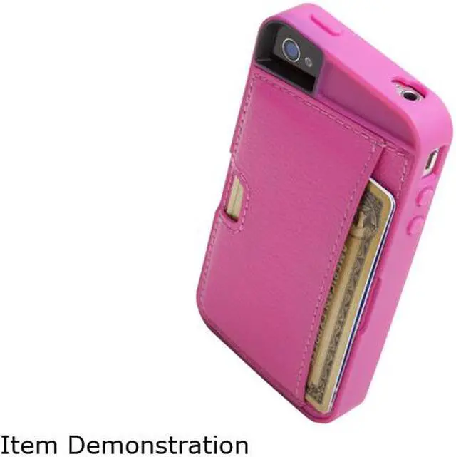 Alt view image 9 of 13 - CM4 Q Card Wallet Case for iPhone 4S/4 - Pink Sapphire
