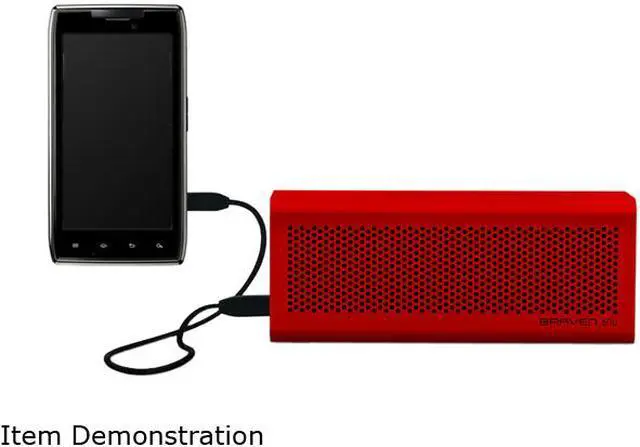 Alt view image 5 of 6 - Braven 600 Red Bluetooth Speaker