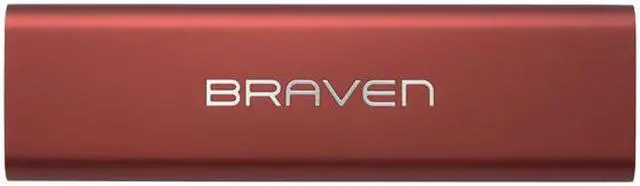 Alt view image 4 of 6 - Braven 600 Red Bluetooth Speaker