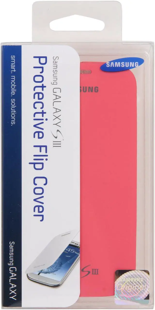 Alt view image 6 of 6 - SAMSUNG Pink Flip Cover For Galaxy S III EFC-1G6FPEGSTA