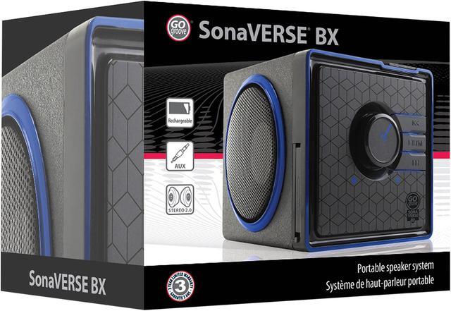 Alt view image 4 of 9 - GOgroove SonaVERSE BX Portable Stereo Speaker System w/ Rechargeable Battery & 3.5mm Aux Port - Works With Apple, Samsung, HTC, Sony and More Smartphones, Tablets, MP3 Players, Computers & More