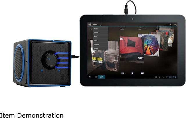 Alt view image 3 of 9 - GOgroove SonaVERSE BX Portable Stereo Speaker System w/ Rechargeable Battery & 3.5mm Aux Port - Works With Apple, Samsung, HTC, Sony and More Smartphones, Tablets, MP3 Players, Computers & More