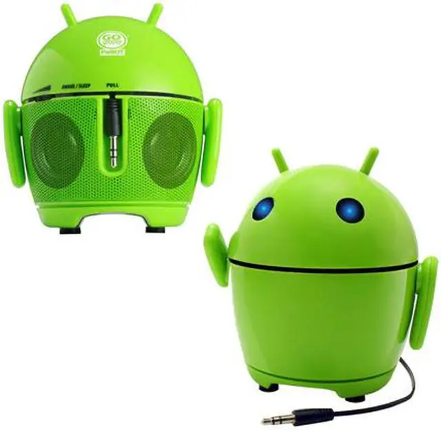 Alt view image 2 of 4 - GOgroove Pal Bot Portable Rechargeable Android Speaker with Dual High Excursion Drivers and Passive Subwoofer - Works with Apple, Samsung, LG and more Smartphones, Tablets, Laptops, MP3 Players