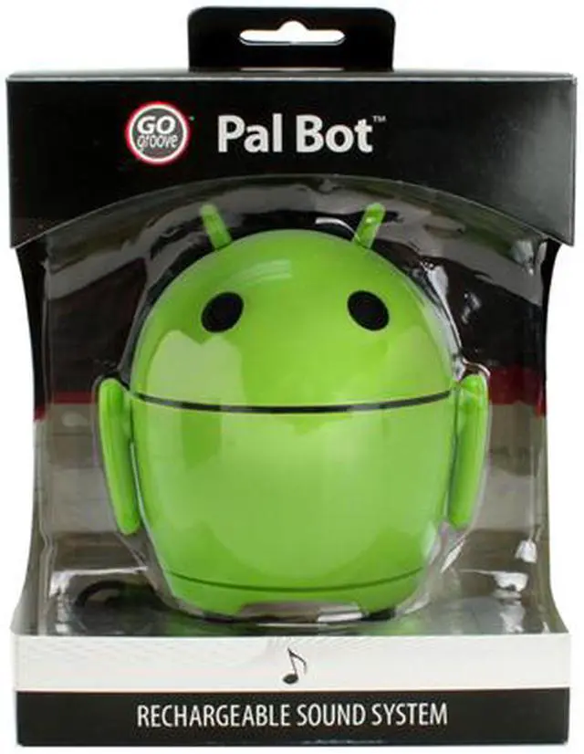 Alt view image 4 of 4 - GOgroove Pal Bot Portable Rechargeable Android Speaker with Dual High Excursion Drivers and Passive Subwoofer - Works with Apple, Samsung, LG and more Smartphones, Tablets, Laptops, MP3 Players