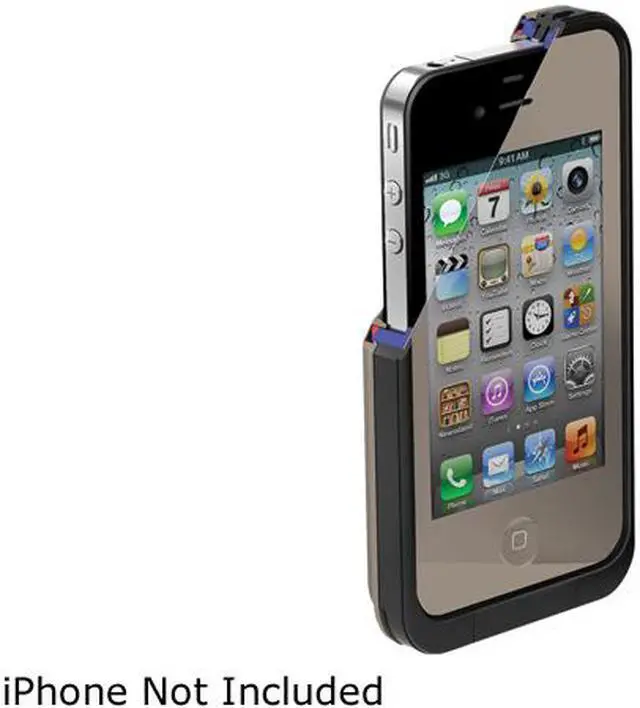 Alt view image 4 of 8 - LifeProof Dark Flat Earth Case for iPhone 4 / 4S LPIPH4CS02DE