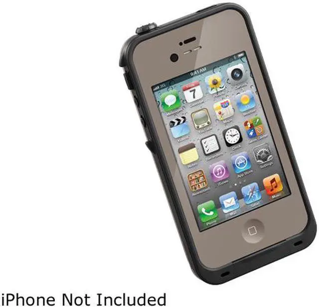 Main image of LifeProof Dark Flat Earth Case for iPhone 4 / 4S LPIPH4CS02DE