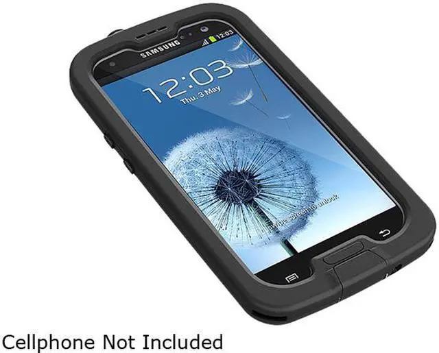 Alt view image 5 of 7 - LifeProof Nuud Black Waterproof Case for Samsung Galaxy S III 1701-01