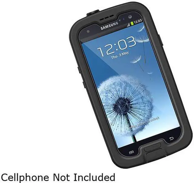 Alt view image 4 of 7 - LifeProof Nuud Black Waterproof Case for Samsung Galaxy S III 1701-01