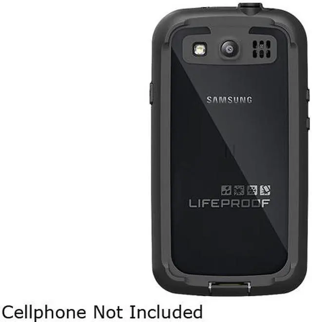 Alt view image 6 of 7 - LifeProof Nuud Black Waterproof Case for Samsung Galaxy S III 1701-01