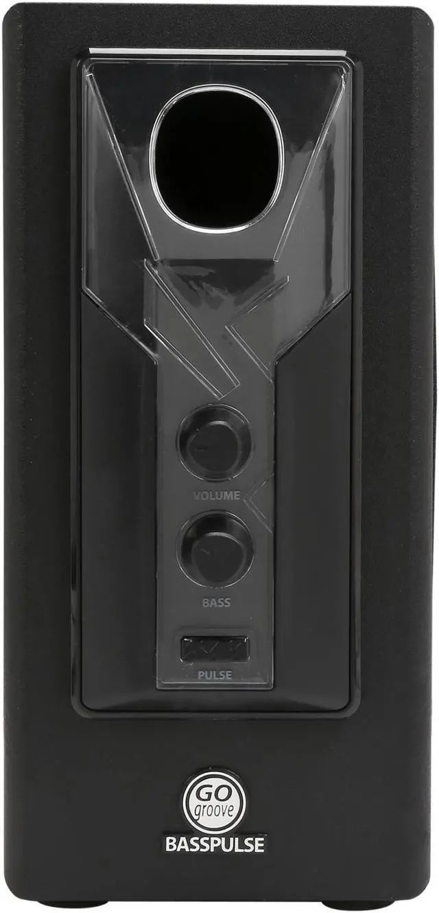 Alt view image 7 of 11 - GOgroove BassPULSE Computer Speaker System with Blue LED Glow Lights & Powered Subwoofer - Works with PC, Apple MAC, ASUS, Acer, Alienware, CybertronPC, Dell, HP & More Computers