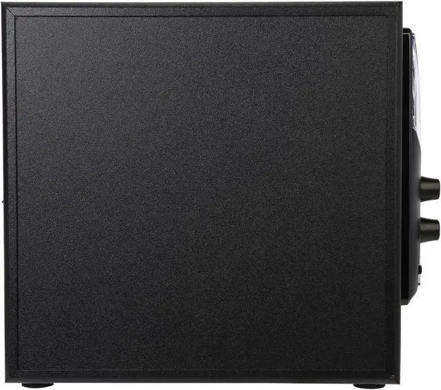 Alt view image 7 of 11 - GOgroove BassPULSE 2.1 Computer Speakers with Red LED Glow Lights and Powered Subwoofer - Gaming Speaker System for Music on Desktop, Laptop, PC with 40 Watts, Heavy Bass