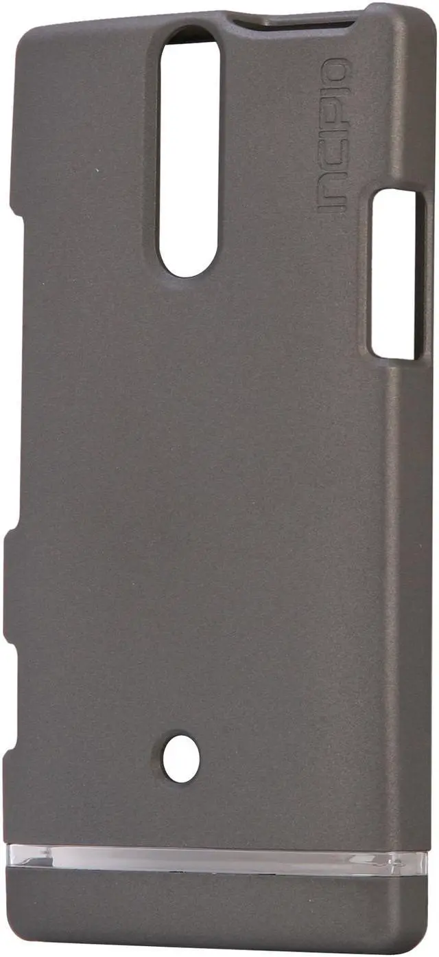 Alt view image 2 of 7 - Incipio EDGE Iridescent Gray Hard Shell Slider Case For Sony Xperia S SE-107