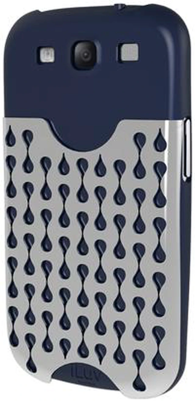 Main image of iLuv Frill Blue Hardshell Case Pocket for Samsung GALAXY S III ISS247