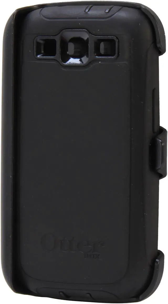 Alt view image 2 of 7 - OtterBox Defender Black Solid Case For Samsung Galaxy S III 77-21086