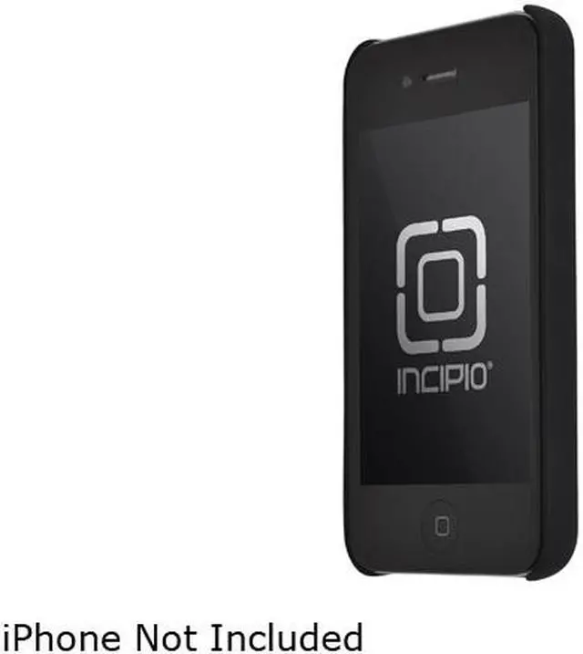 Main image of Incipio feather Matte Black Solid Ultra Light Hard Shell Case for iPhone 4/4S                                                         IPH-512