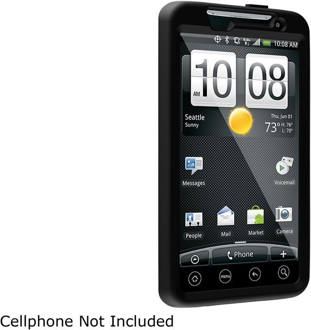 Alt view image 8 of 11 - OtterBox Impact Black Solid Case for HTC EVO 4G                                                                                 HTC1-EVO4G-20-C4OTR