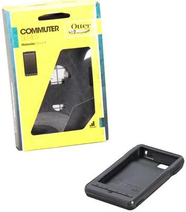 Alt view image 6 of 6 - Otter Box Black Commuter Series Case For Motorola DROID X (MOT4-DRODX-20-C4OTR)