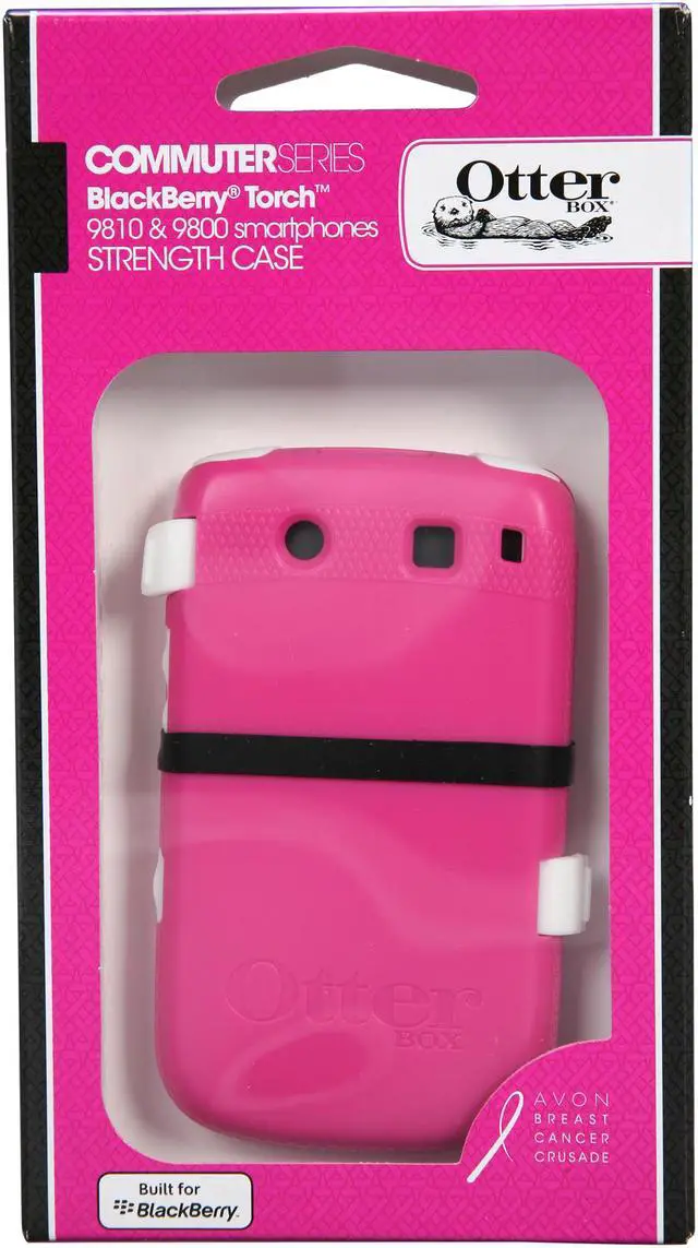 Alt view image 7 of 7 - OtterBox Commuter Hot Pink Plastic / White Silicone Solid Strength Case for BlackBerry Torch 9800 RBB4-9800S-44-E4AVN