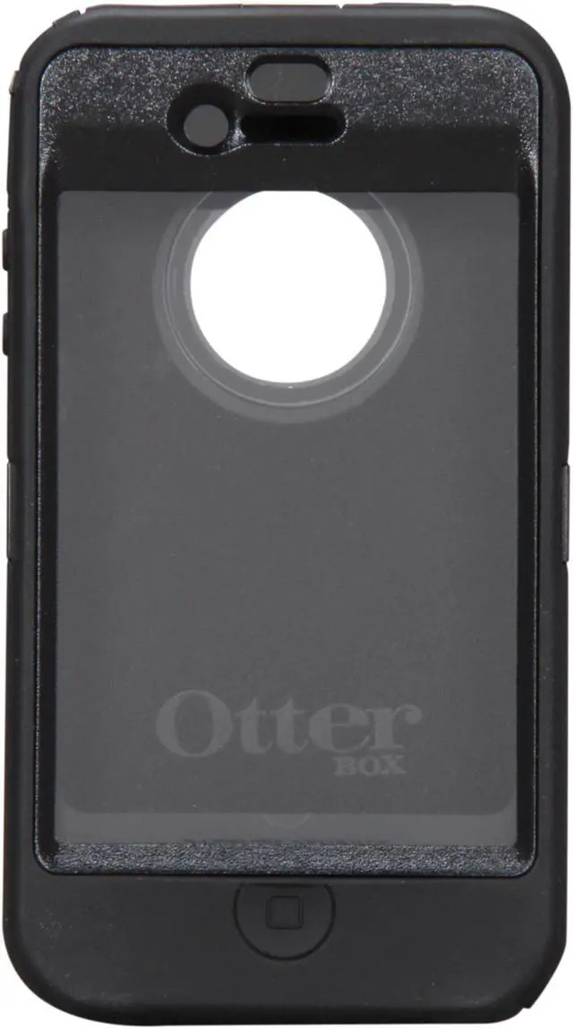 Alt view image 4 of 15 - OtterBox Defender Black Solid Case for iPhone 4/4S APL2-I4UNI-20-E4OTR