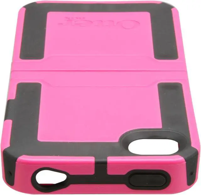 Alt view image 5 of 6 - OtterBox Hot Pink Plastic / Black Silicone Reflex Series Case For iPhone 4 (APL7-I4UNI-B6-E4OTR)