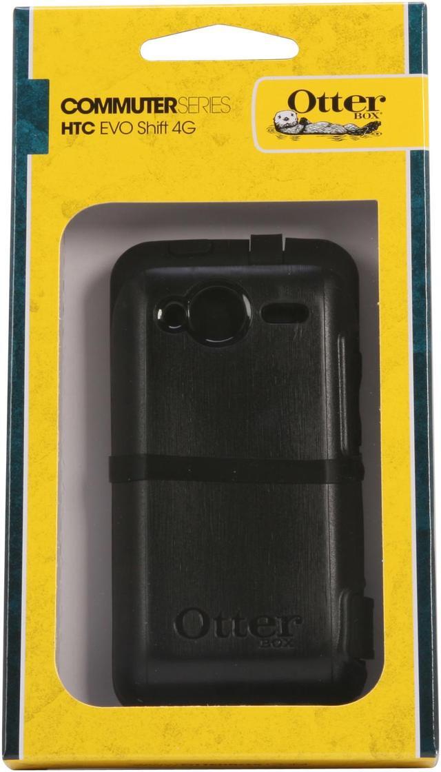 Alt view image 7 of 7 - OtterBox Commuter Black Solid Case for HTC EVO Shift 4G HTC4-EVOSH-20-E4OTR