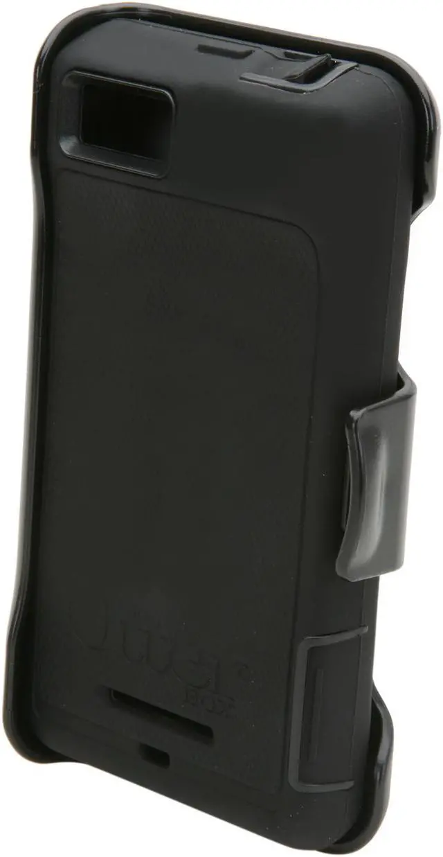 Alt view image 2 of 8 - OtterBox Defender Black Solid Case for Motorola DROID X2 MOT2-DRDX2-20-E4OTR