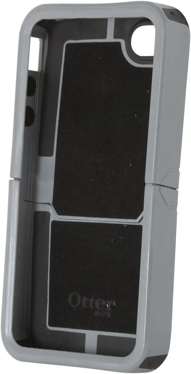 Alt view image 2 of 11 - OtterBox Reflex Series Gunmetal Solid Case for iPhone 4/4S 77-18916