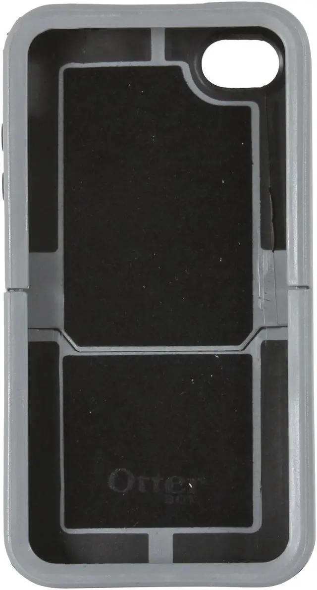 Alt view image 3 of 11 - OtterBox Reflex Series Gunmetal Solid Case for iPhone 4/4S 77-18916