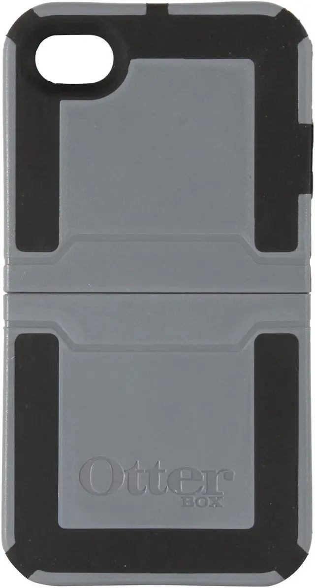 Alt view image 5 of 11 - OtterBox Reflex Series Gunmetal Solid Case for iPhone 4/4S 77-18916