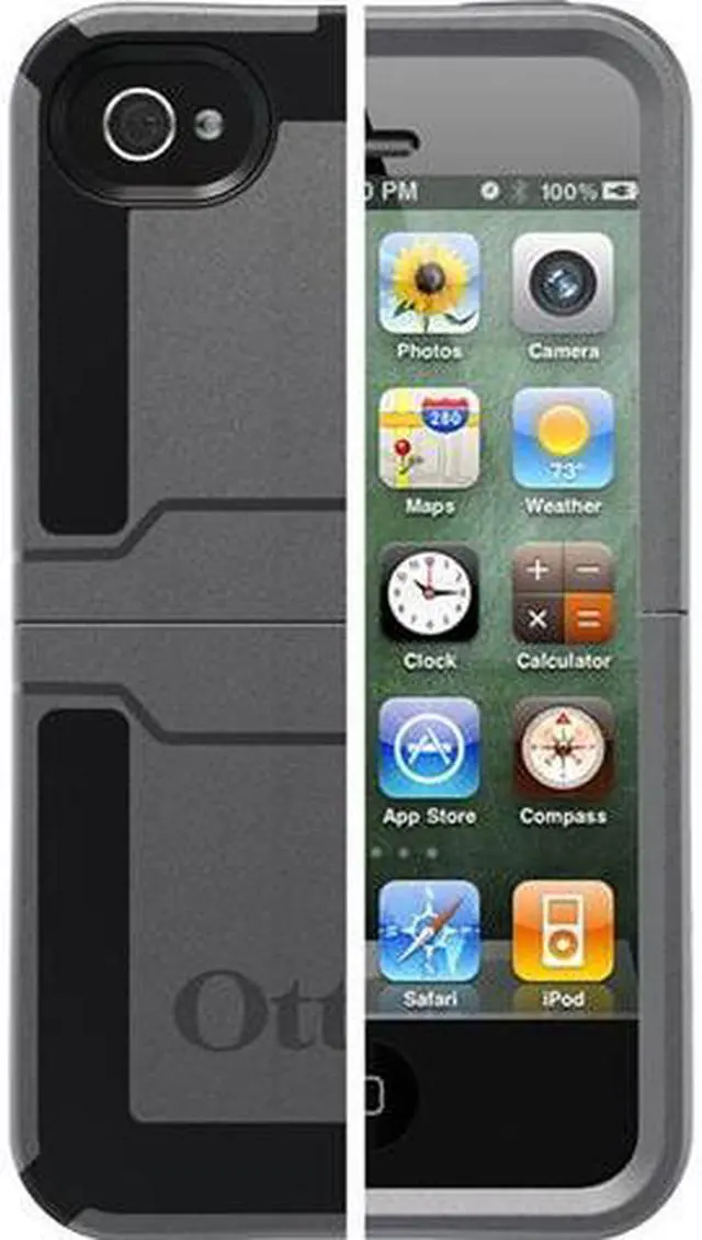 Main image of OtterBox Reflex Series Gunmetal Solid Case for iPhone 4/4S 77-18916