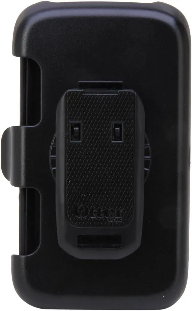 Alt view image 4 of 7 - OtterBox Defender Black Solid Case for Motorola ATRIX 2 MOT2-ATRX2-20-E4OTR