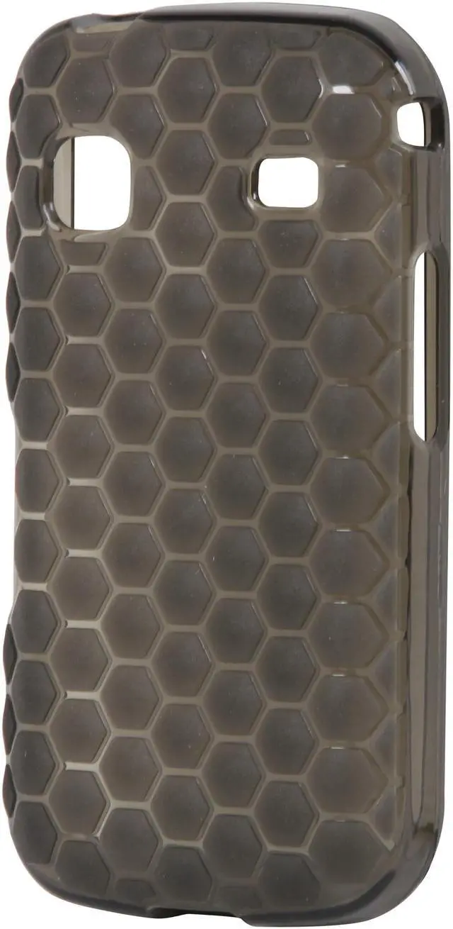 Alt view image 2 of 7 - Wireless Solutions Smoke Honeycomb Dura-Gel Case For Samsung Repp SCH-R680 388259