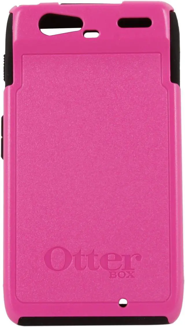 Main image of OtterBox Commuter Hot Pink Plastic / Black Silicone Solid Case for Motorola DROID RAZR 77-19143