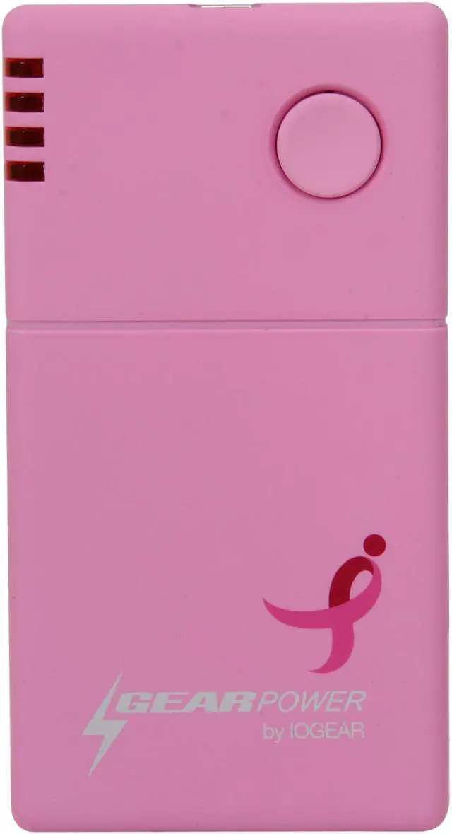 Alt view image 2 of 7 - IOGEAR GearPower Susan G. Komen Edition Portable Battery Pack GMP1001PP (Pink)