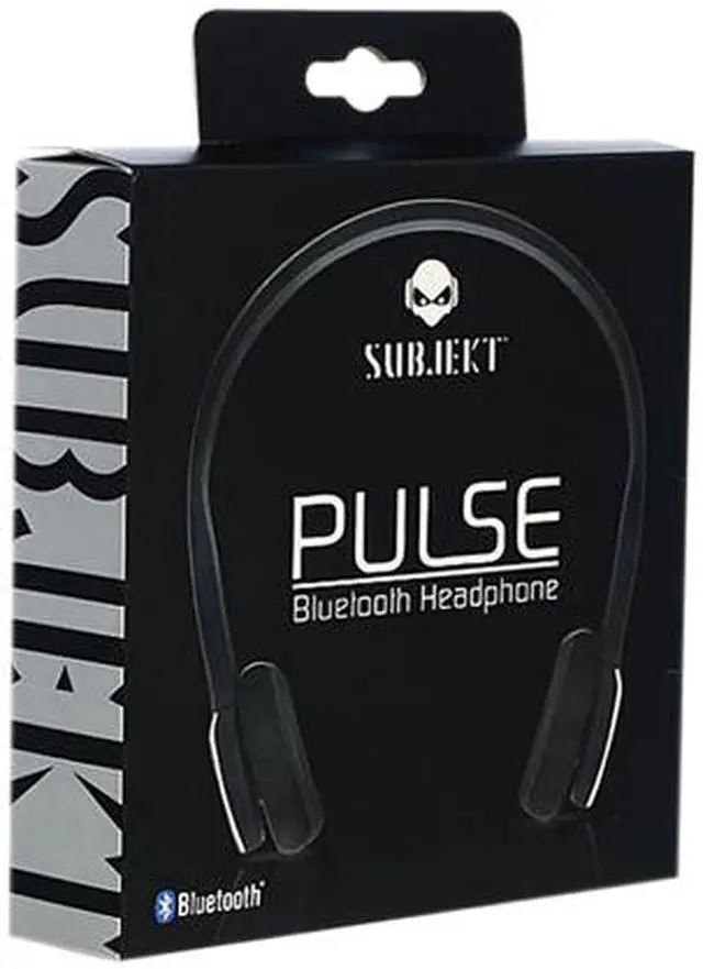 Alt view image 6 of 6 - Subjekt PLS-9400 Supra-aural Pulse Stereo Bluetooth Headphone with Integrated Microphone