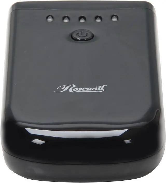 Alt view image 6 of 7 - Rosewill RCBR-11013 - 2-Port 7800 mAh Black External Backup Battery Charger for iPhone, iPod, & iPad