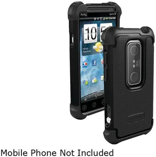 Main image of Ballistic Case Hard Core (HC) Series Black Hard Core (HC) Series Case For HTC EVO 3D HA0712-M005