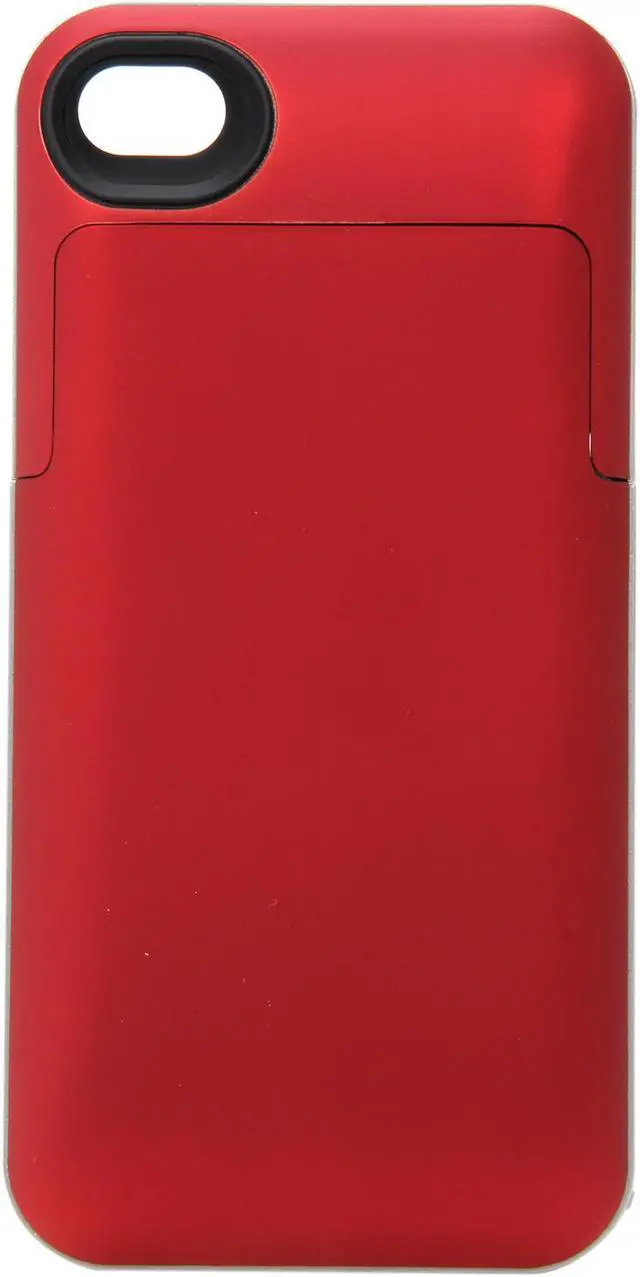 Alt view image 2 of 10 - Mophie Juice Pack Air Red 1500mAh Battery Case For iPhone 4 / 4S 1148_JPA-IP4-P-RED