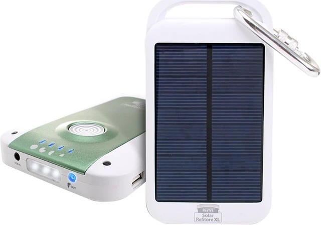 Accessory Power 4000 mAh ReVIVE Solar ReStore XL USB Solar Battery Pack ...