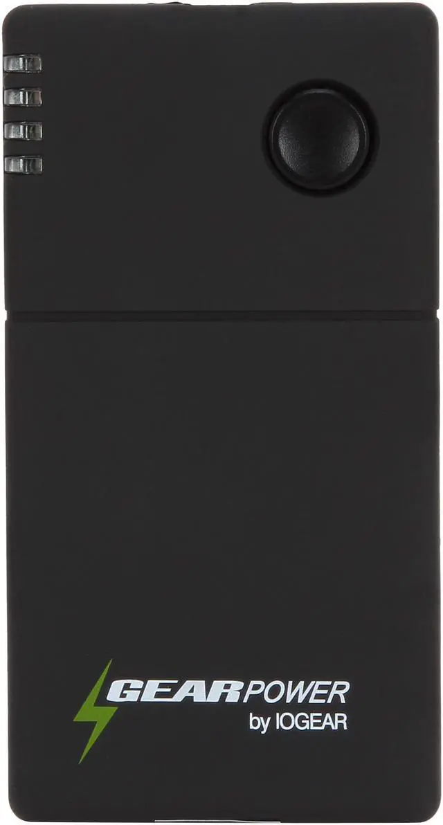 Alt view image 2 of 7 - IOGEAR Black GearPower - Portable Battery for Mobile Devices (GMP1001B)