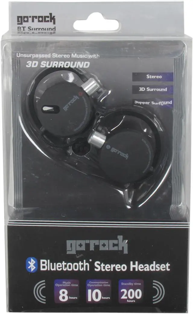 Alt view image 7 of 7 - Go Rock TRMH01S Stereo Bluetooth Headset