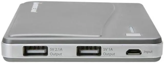 Alt view image 3 of 5 - IOGEAR GearPower Gray 6600 mAh Mobile Power Station for Tablets and Smartphones GMP6600P