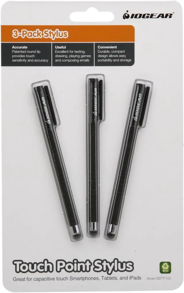 Alt view image 4 of 4 - IOGEAR Black Touch Point Stylus GSTY103