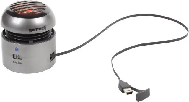 Alt view image 5 of 9 - Go Rock TRMS02SB-BLK Black Mini Bluetooth Speaker